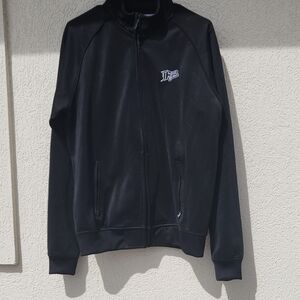 Fox Black Jacket with White Fox Head Graphic